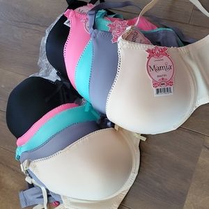 New mamia 6 set of bras